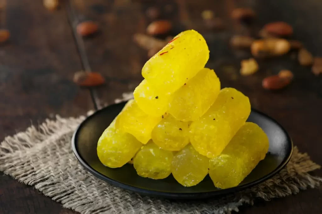 Kesar Angoori Petha at Panchi Petha